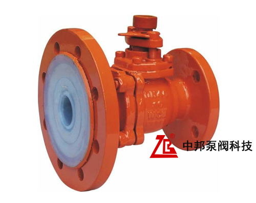 QF41F46襯氟放料球閥